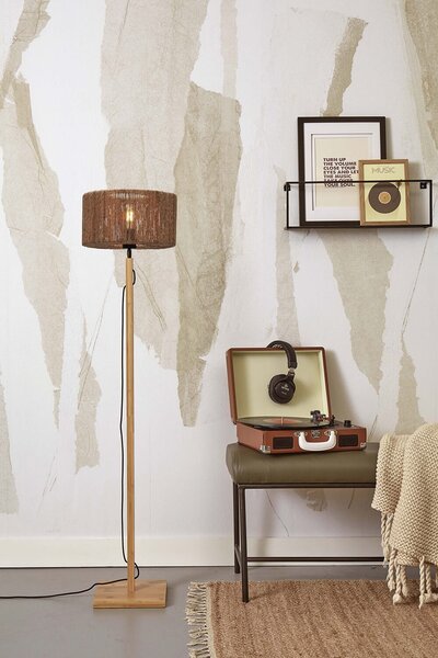 Stojací lampa gazuto 125 cm přírodní