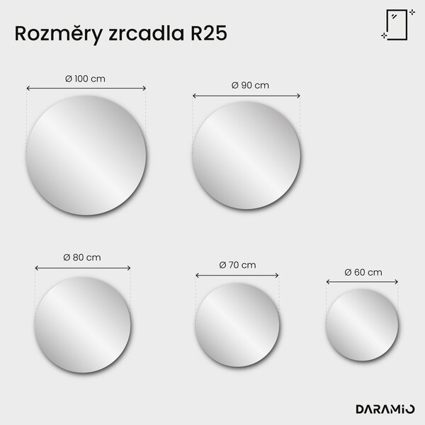 Zrcadlo Pure R25