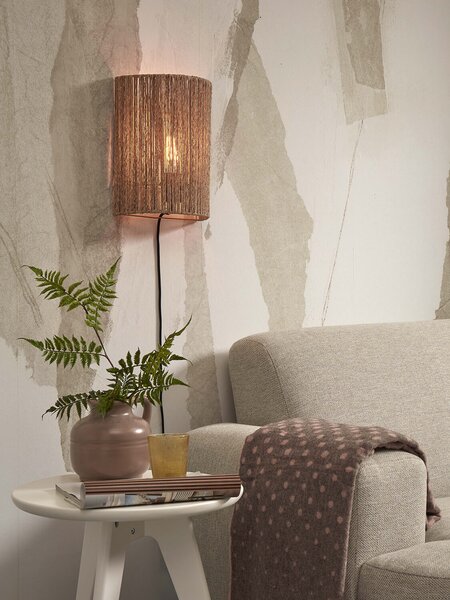 Nástěnná lampa gazuto 32 cm přírodní