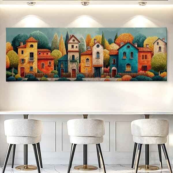 Obraz na plátně - V lesích kolem Las Pueblo FeelHappy.cz Velikost obrazu (šířka x výška): 60 x 20 cm