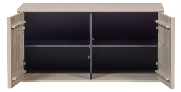ŠATNÍ SKŘÍŇ DARIA DOUBLE 50 X 100 CM BÉŽOVÁ