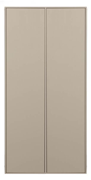 ŠATNÍ SKŘÍŇ DARIA DOUBLE 200 X 100 CM BÉŽOVÁ