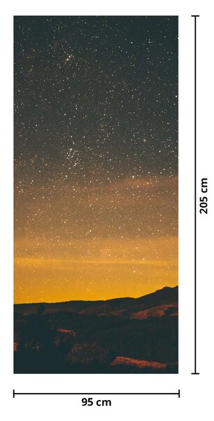 Fototapeta na dveře - Hvězdné nebe (95x205cm)