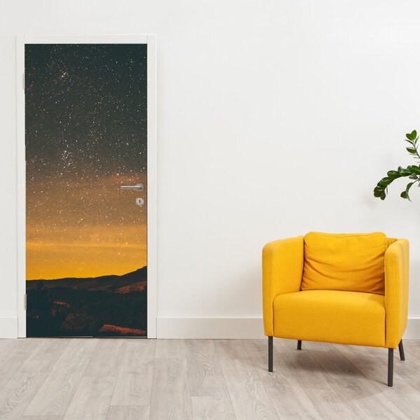 Fototapeta na dveře - Hvězdné nebe (95x205cm)