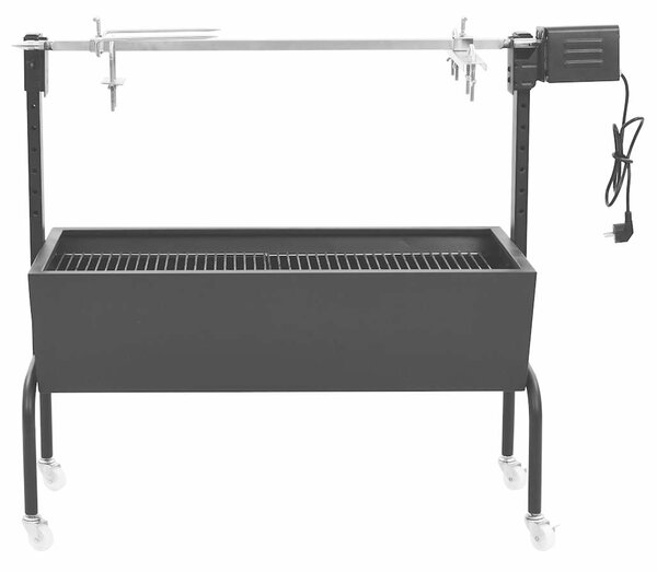 Elektrický rožeň na grilování nerezová ocel