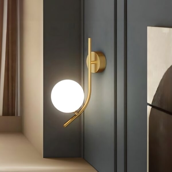 Toolight Nástěnné moderní osvětlení Modern G104-1W zlaté