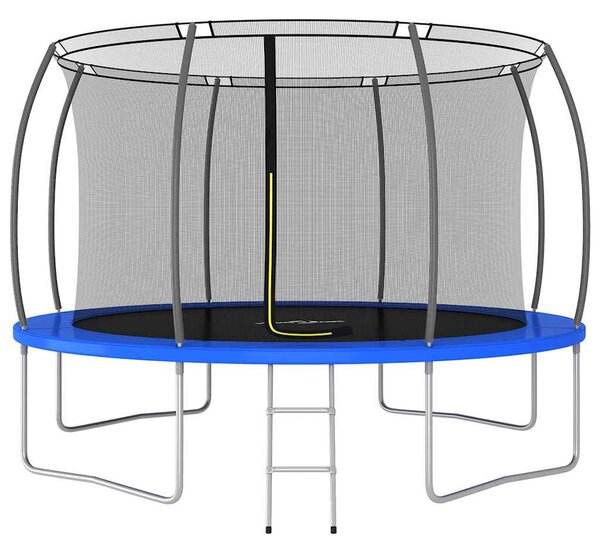 Trampolína s příslušenstvím kulatá 366 x 80 cm 150 kg
