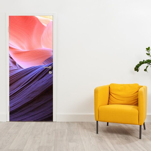 Fototapeta na dveře - Barevný písek (95x205cm)