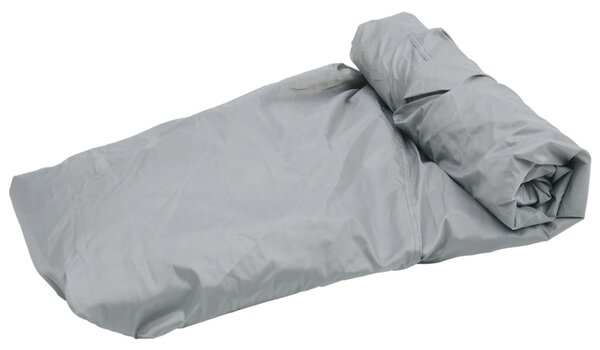 Šedá přikrývka pro člun, délka 427-488 cm, šířka 173 cm