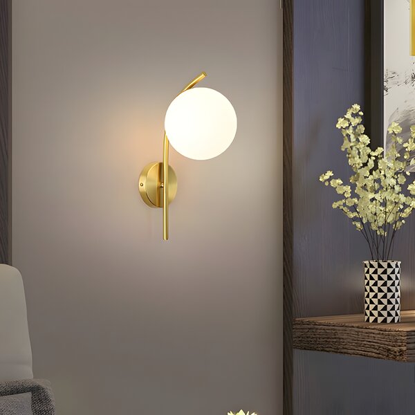 Toolight Nástěnné moderní osvětlení Modern G104-1W zlaté