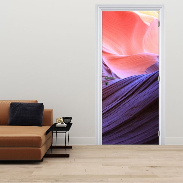 Fototapeta na dveře - Barevný písek (95x205cm)