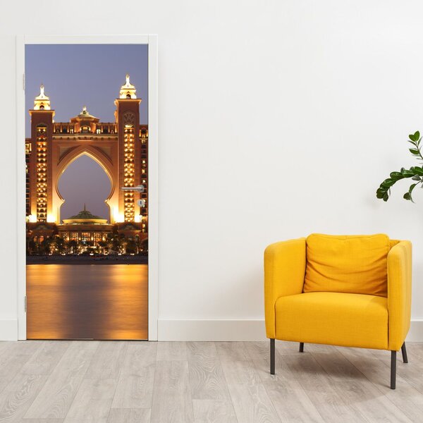 Fototapeta na dveře - Stavba v Dubaji (95x205cm)