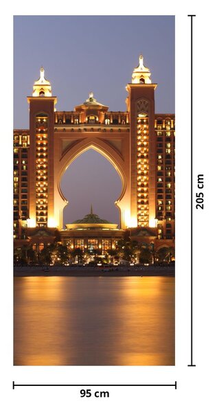 Fototapeta na dveře - Stavba v Dubaji (95x205cm)