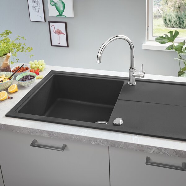 Grohe K400 granitový dřez 100x50 cm černá 31641AP0
