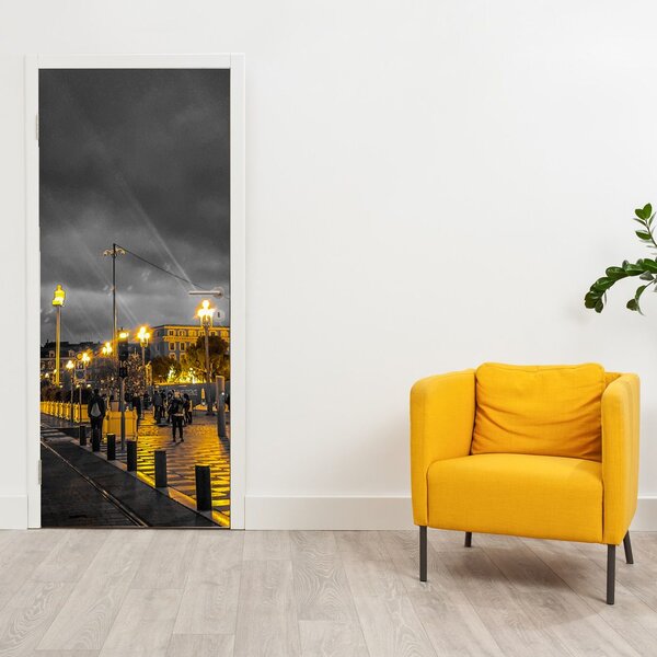 Fototapeta na dveře - Ruské kolo v šeru (95x205cm)