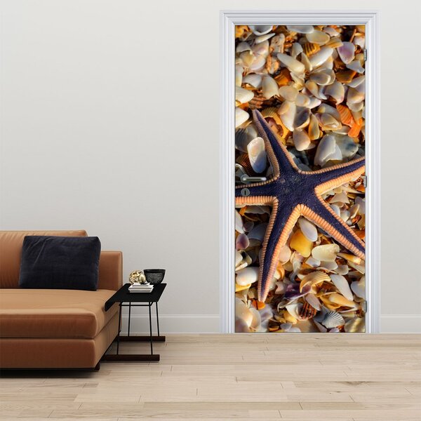 Fototapeta na dveře - Mořská hvězdice (95x205cm)