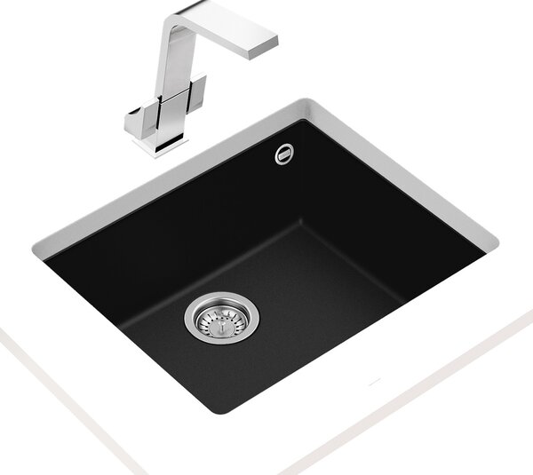 Teka Square dřez tegranit 54x44 cm černá 115230020
