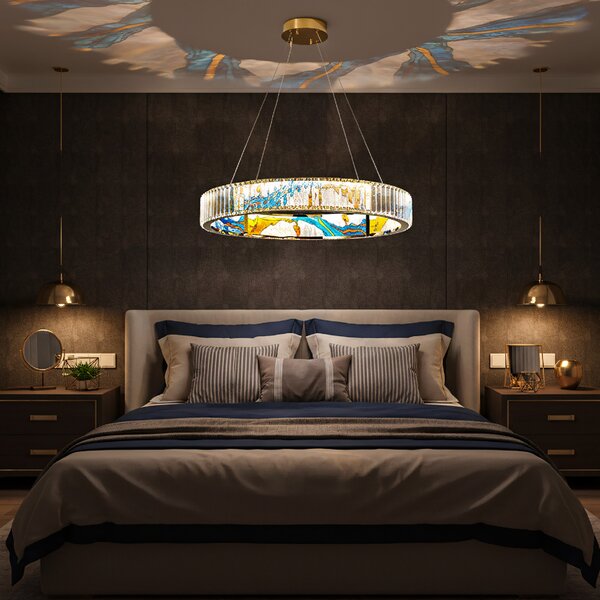 Toolight Závěsné stropní LED osvětlení APP1748-CP 60 cm