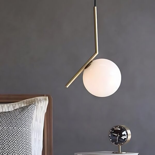 Toolight Závěsné osvětlení Modern D20 G106-1W zlaté