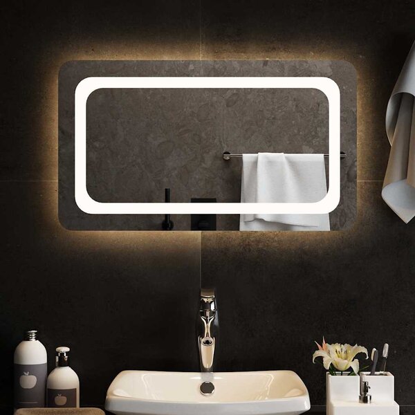 Koupelnové zrcadlo s LED osvětlením 70x40 cm 151783