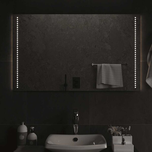 Koupelnové zrcadlo s LED osvětlením 100x60 cm