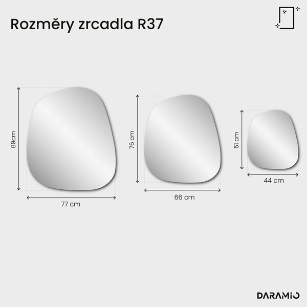 Bronzové zrcadlo Pure R37