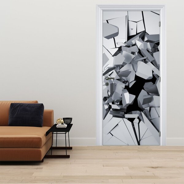 Fototapeta na dveře - Abstrakce 3D (95x205cm)