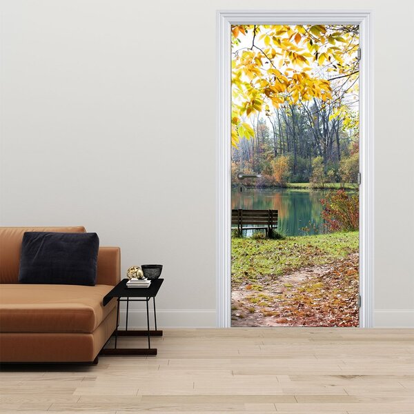 Fototapeta na dveře - Rybník (95x205cm)