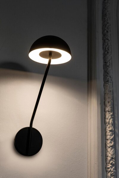 PURE nástěnná lampa, černá a bílá - FARO