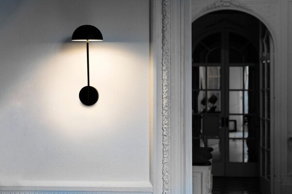 PURE nástěnná lampa, černá a bílá - FARO
