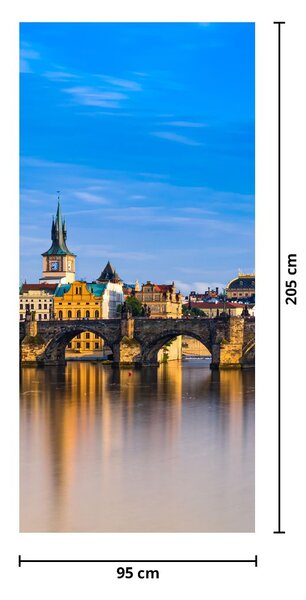 Fototapeta na dveře - Karlův most (95x205cm)