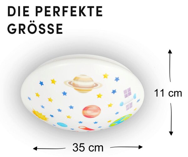 DĚTSKÉ STROPNÍ SVÍTIDLO, 36/36/10 cm - Online Only svítidla, Online Only