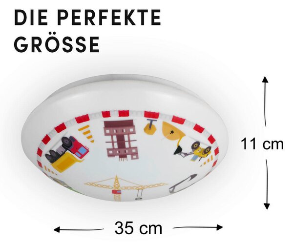 DĚTSKÉ STROPNÍ SVÍTIDLO, 36/36/10 cm - Online Only svítidla, Online Only