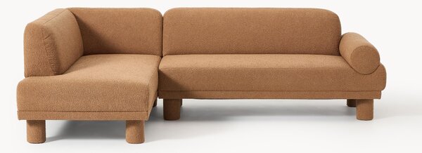 Bouclé rohová pohovka Lilo