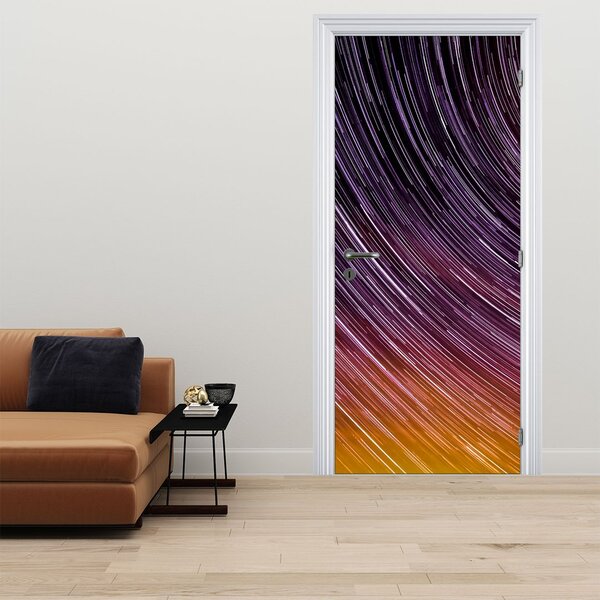 Fototapeta na dveře - Rozmazané hvězdy na obloze (95x205cm)
