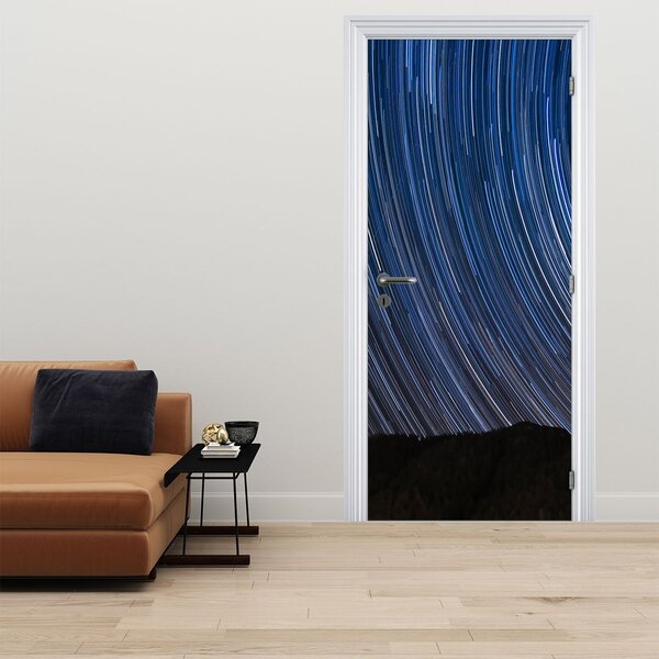 Fototapeta na dveře - Noční hvězdy a obloha (95x205cm)