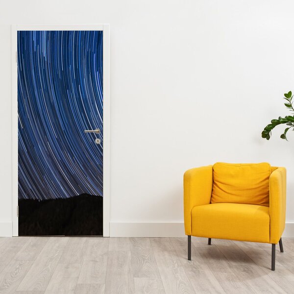 Fototapeta na dveře - Noční hvězdy a obloha (95x205cm)