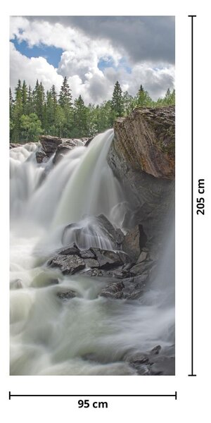 Fototapeta na dveře - Vodopády (95x205cm)