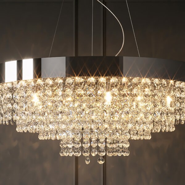 Toolight Závěsné stropní osvětlení APP1786-16CP 60 cm chrom