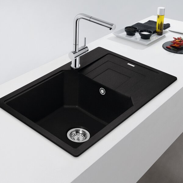 Franke Urban granitový dřez 78x50 cm šedá/grafitová/onyx 114.0700.105