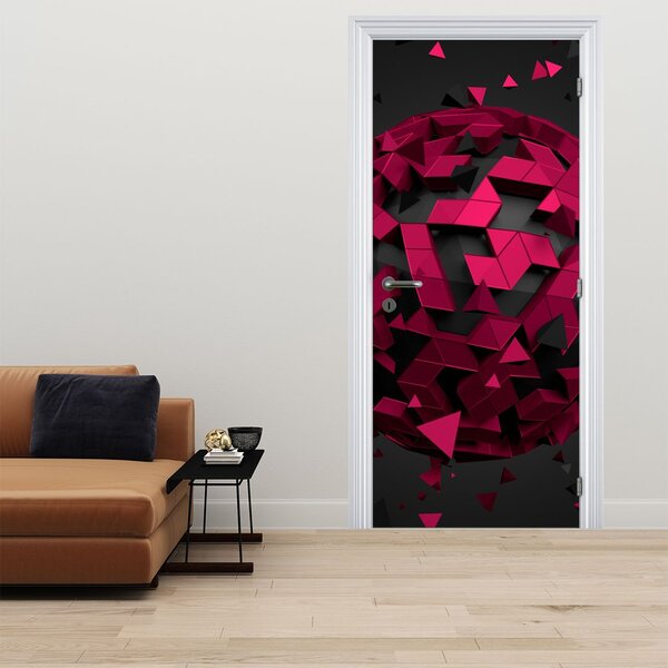 Fototapeta na dveře - 3D abstrakce (95x205cm)