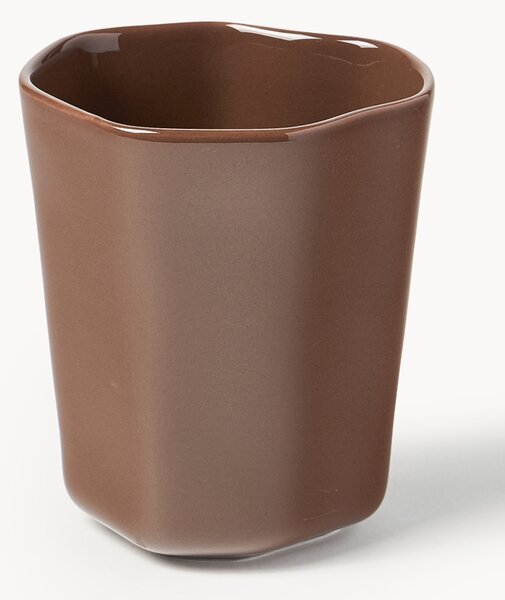 Sada porcelánových hrnků na kávu v organickém tvaru Joana, 4 díly
