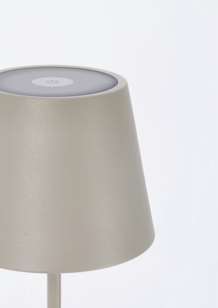 Stolní lampa Ettie 38 cm béžová