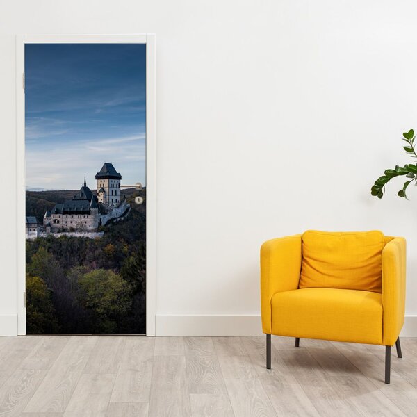Fototapeta na dveře - Karlštejn (95x205cm)