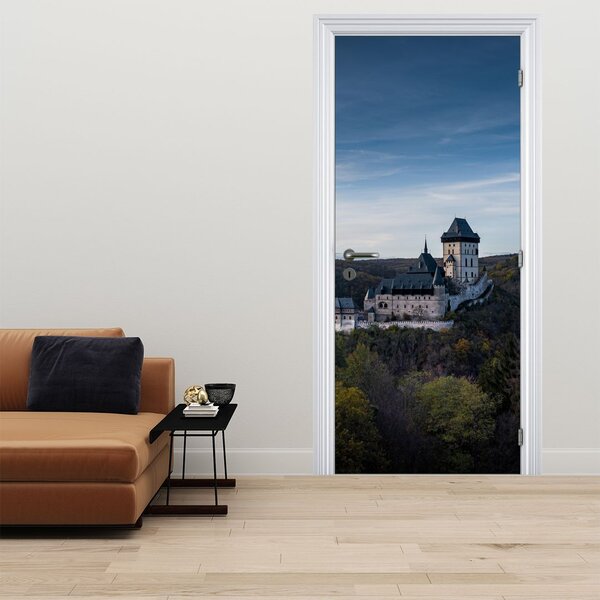 Fototapeta na dveře - Karlštejn (95x205cm)