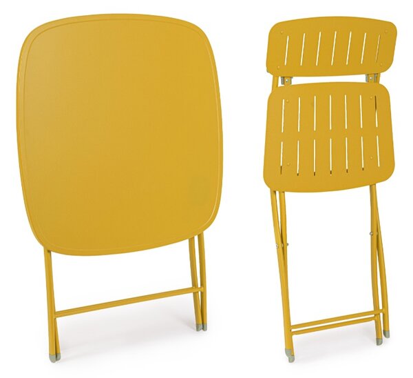Set zahradního nábytku Ivy žlutý