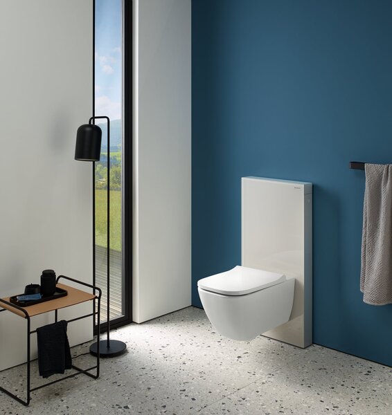 Geberit Smyle Square sada wc s mísou a sedátkem závěsná bez splachovacího kruhu bílá 500.683.00.2