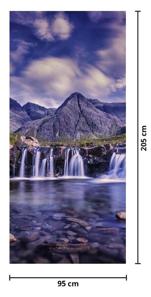 Fototapeta na dveře - Vodopád (95x205cm)