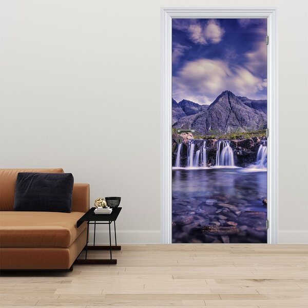 Fototapeta na dveře - Vodopád (95x205cm)
