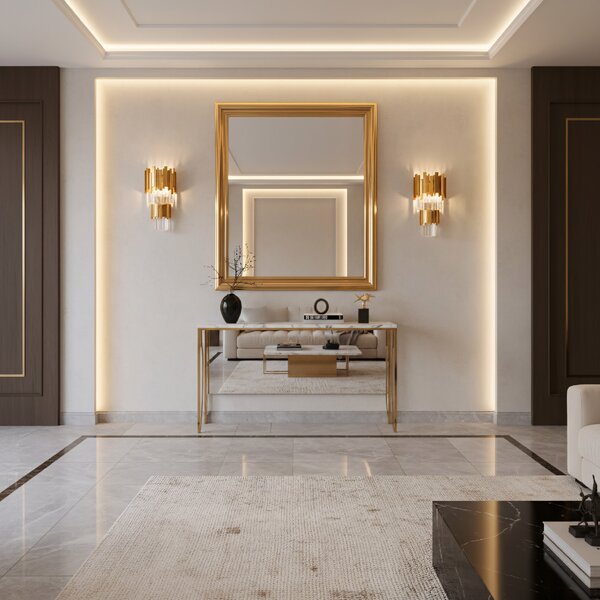 Toolight Nástěnné moderní osvětlení 312356 zlaté
